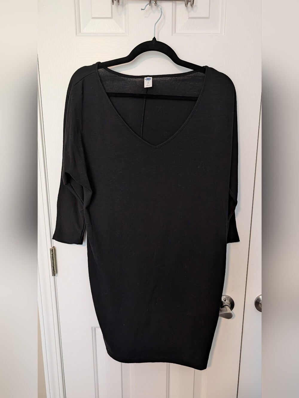 Old Navy Black V-Neck Tunic Dress